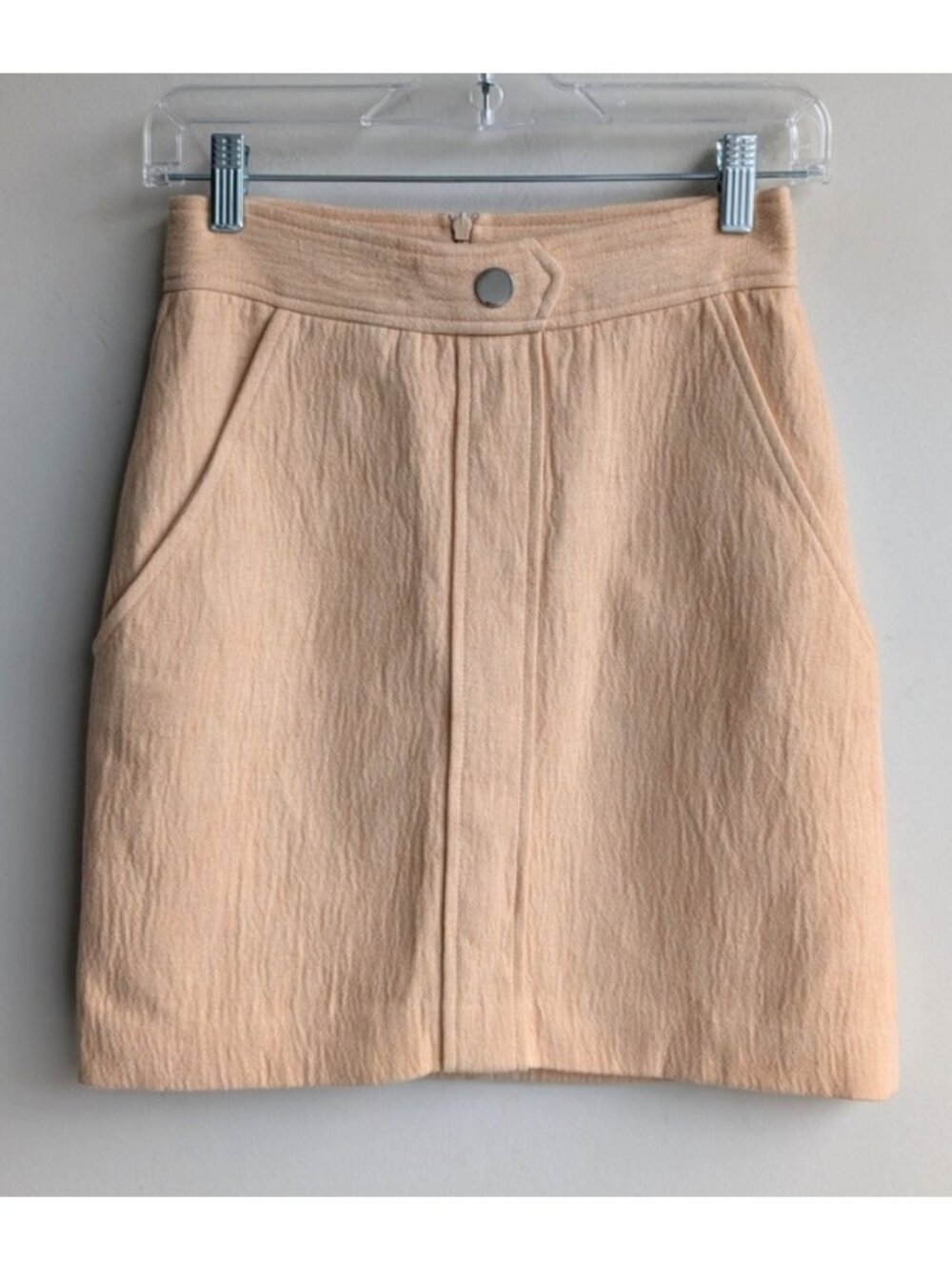 Maje linen/cotton mini skirt